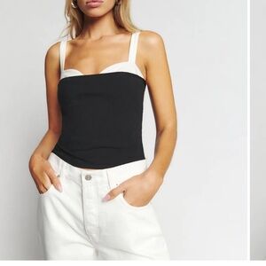 Reformation Two Toned Top